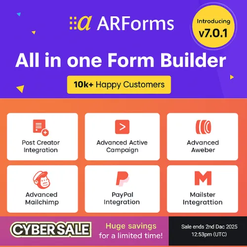 ARForms – WordPress Form Builder Plugin