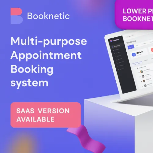 Booknetic WordPress Appointment Booking and Scheduling System