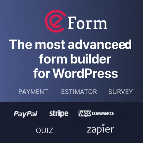 eForm WordPress Form Builder Plugin – Advanced Forms, Surveys and Payments