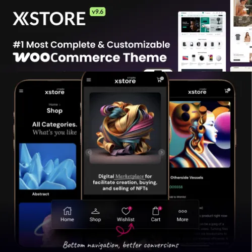 XStore WordPress Theme showcasing responsive WooCommerce layouts and product features